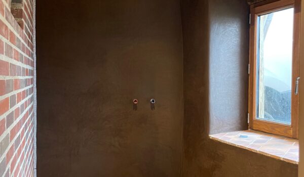Tadelakt ombre dans une douche