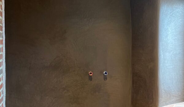 Tadelakt ombre dans une douche